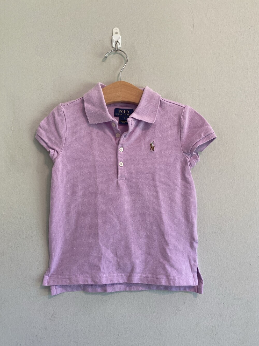 Polo Ralph Lauren Lavender Polo Shirt Girls 6